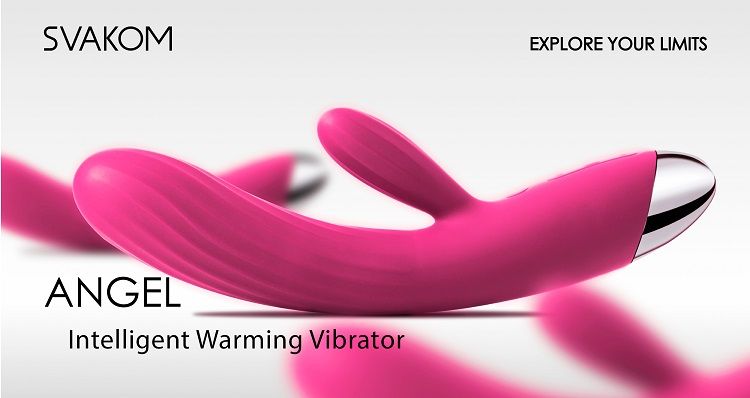 SVAKOM Angel Rabbit Rung Nóng Đỏ G-Spot Đôi