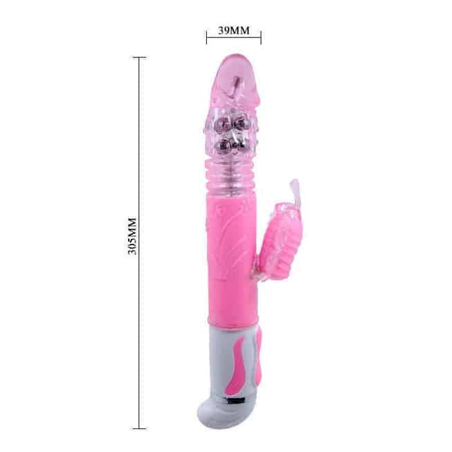 Baile Butterfly Rabbit Hồng 30.5cm Rotate Mạnh Mẽ