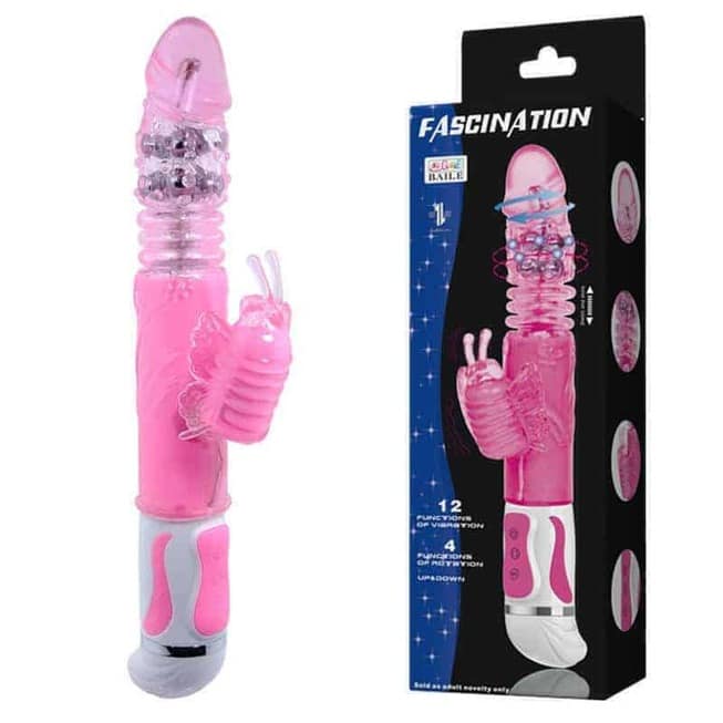Baile Butterfly Rabbit Hồng 30.5cm Rotate Mạnh Mẽ