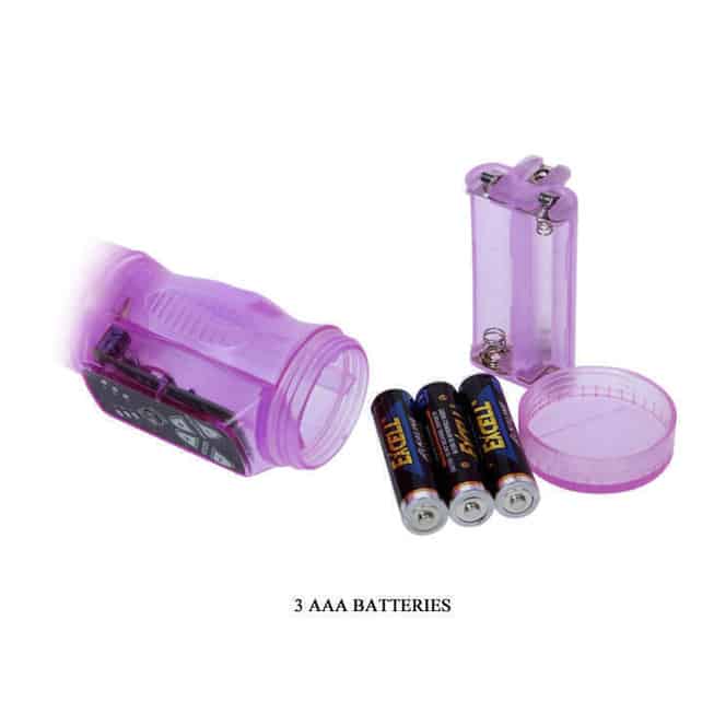 Vibrô thỏ Baile Happy Rabbit hồng xoay gel mạnh mẽ