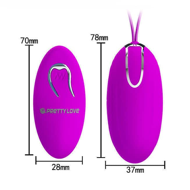 Pretty Love Jacqueline Trứng Rung Fucsia Từ Xa Đỉnh