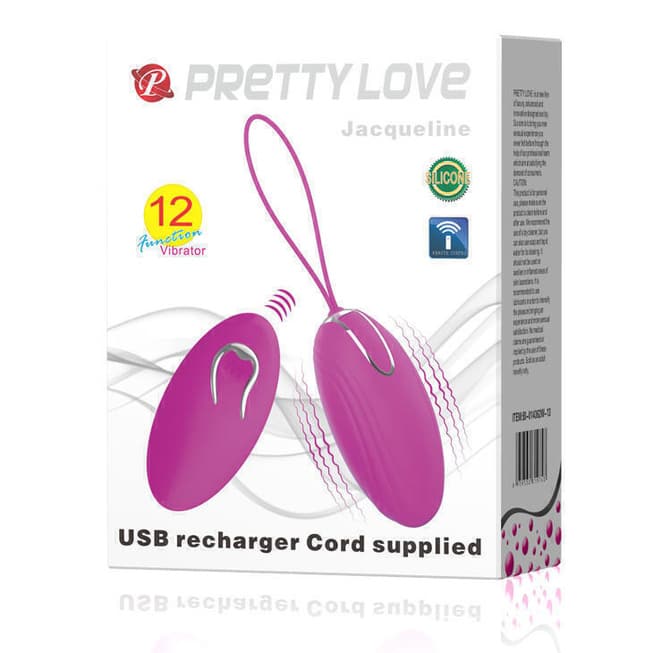 Pretty Love Jacqueline Trứng Rung Fucsia Từ Xa Đỉnh