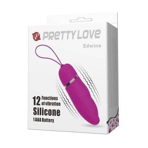 Pretty Love Edwina trứng rung fuchsia silicone