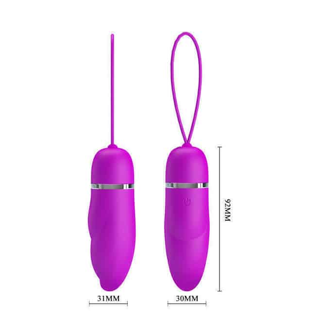 Pretty Love Edwina trứng rung fuchsia silicone