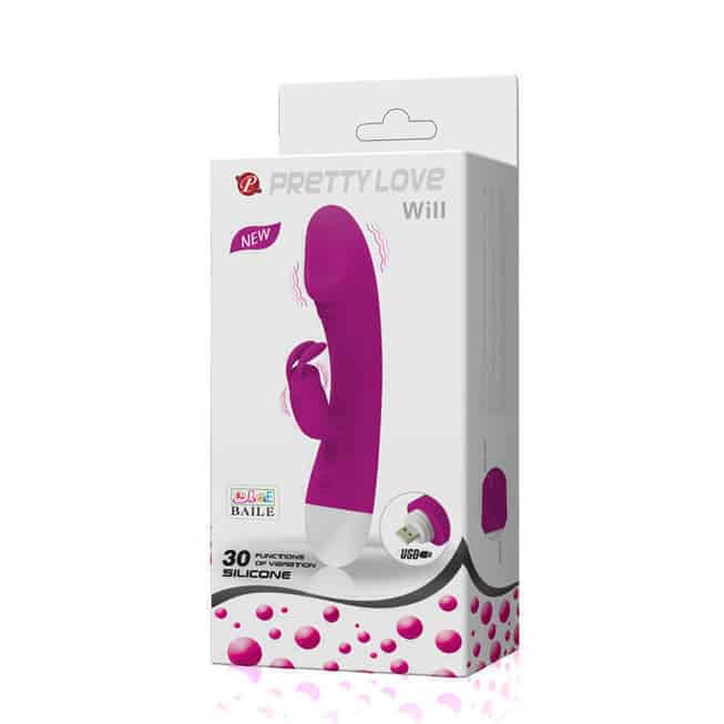 Vibro Pretty Love Will fuchsia clitoris 10.5cm