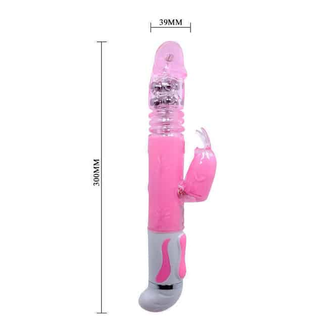 Baile Fascination Rabbit Rung Quay Hồng 15cm Mạnh