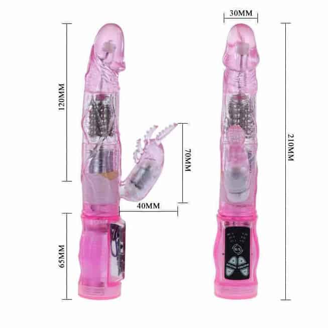 Vibro Baile Lover Rotary Clit Hồng Quay