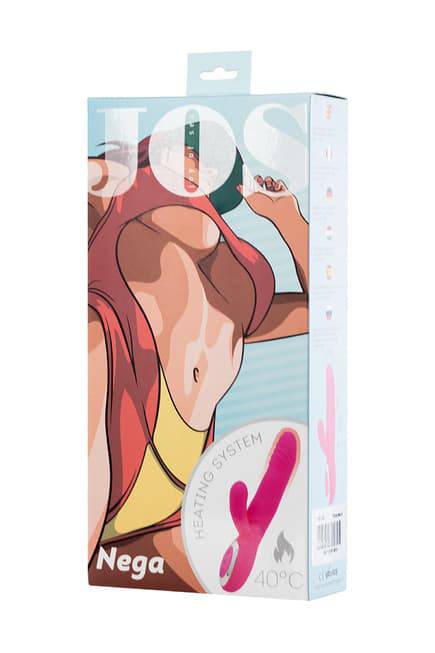 Vibrator Thỏ Jos Nega Hồng 22cm Nóng Bỏng Siêu Phẩm Khoái Lạc