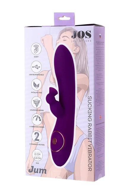 Vibratơ JOS JUM Tím Hút Kít 21cm Đỉnh Cao