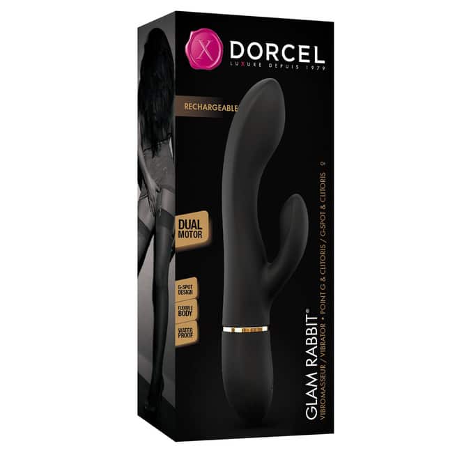 Dorcel Rabbit Vib Thỏ Đen G-Spot Silicone Dâm Đãng