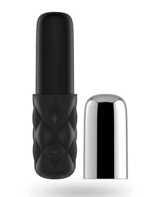 Satisfyer Darling Bullet Rung Đen Bạc 11.5cm Tinh Tế