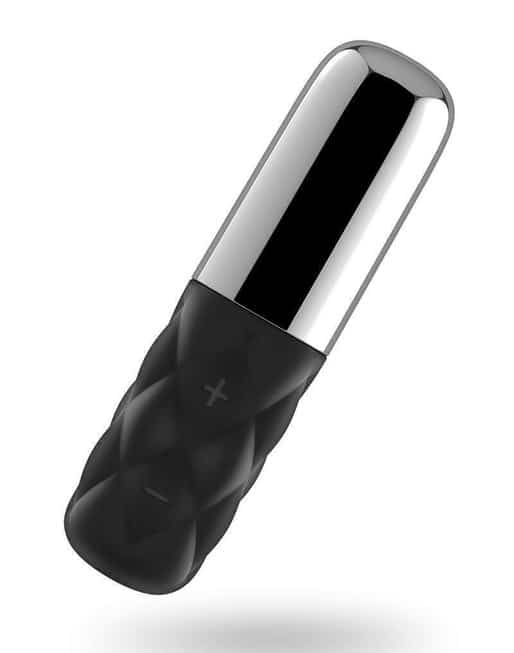 Satisfyer Darling Bullet Rung Đen Bạc 11.5cm Tinh Tế