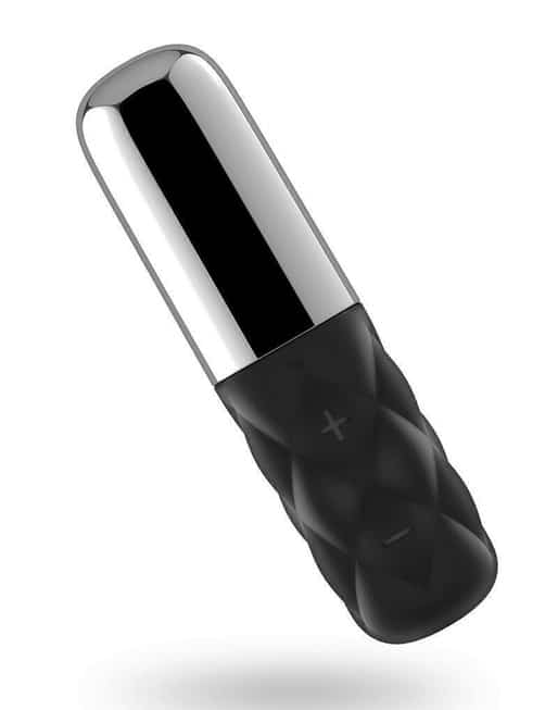 Satisfyer Darling Bullet Rung Đen Bạc 11.5cm Tinh Tế