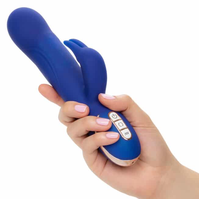 Jack Rabbit Xoay Bóng Xanh CalExotics Đa Năng Khoái Cảm Đỉnh