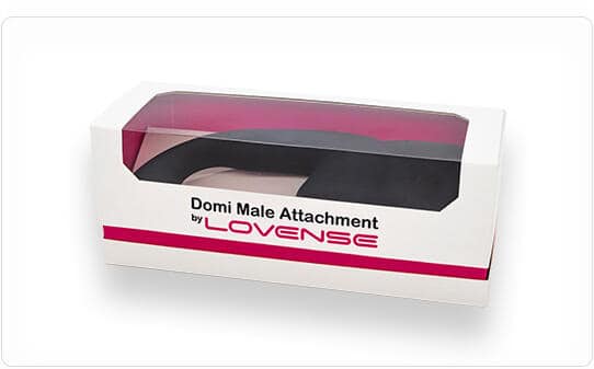 Lovense Domi Nam Đầu Silicone Đen 18cm