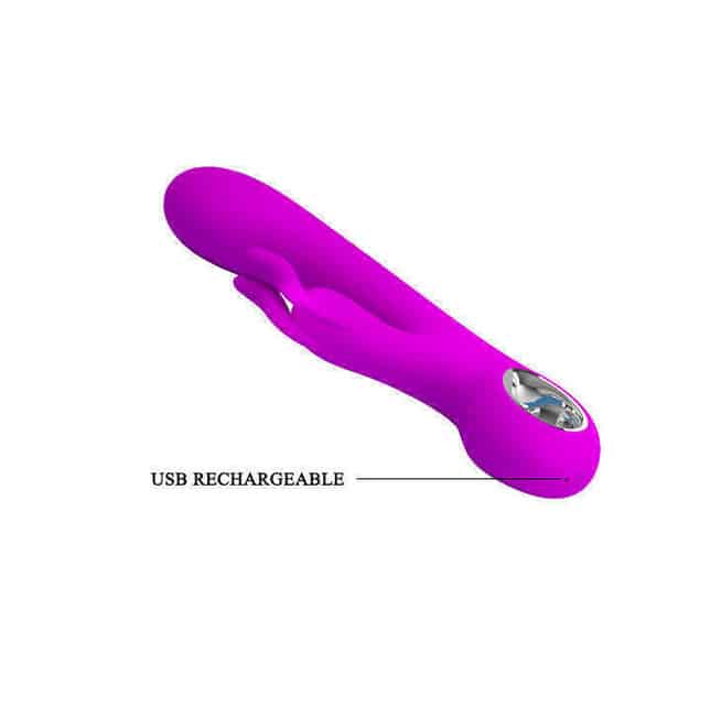 Pretty Love Hot Rabbit vibrator thỏ rung sưởi kích thích