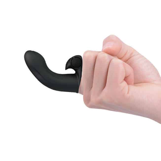 PrettyLove Adonis Finger Rung Đen Siêu Nhạy Cảm