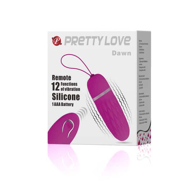 Pretty Love Dawn Trứng Tím Remote Khoái Cảm Cao