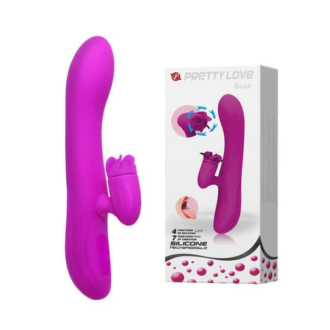 Pretty Love Buck Vật Rung Tím 13cm Đa Năng