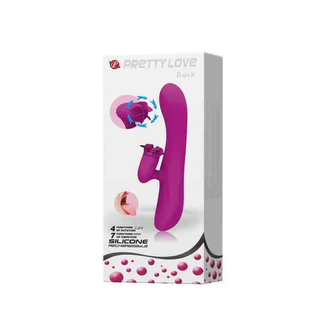 Pretty Love Buck Vật Rung Tím 13cm Đa Năng