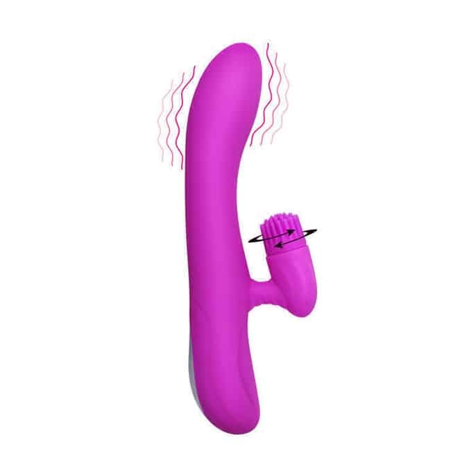 Pretty Love Elton Rung Massage Siêu Mượt 13cm Tím Hấp Dẫn