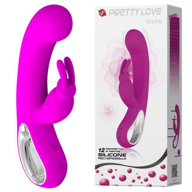 Pretty Love Webb vibe cong fuchsia G-spot 15cm