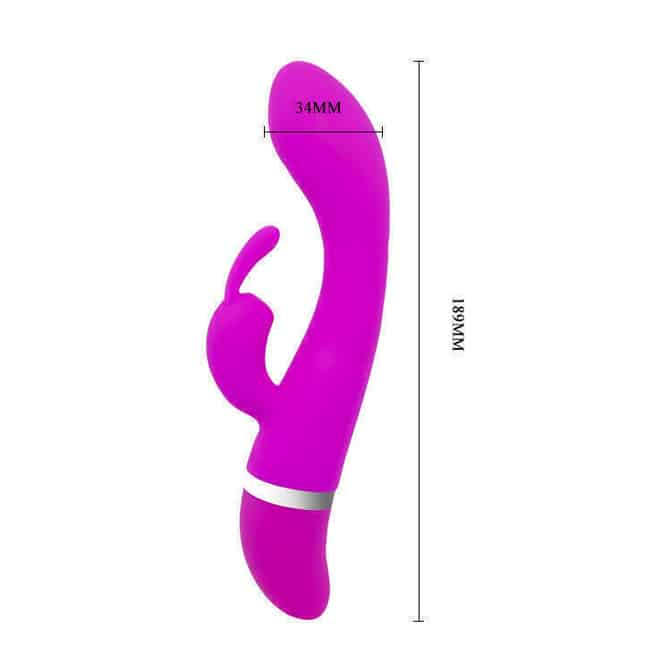 Freda Pretty Love Rabbit Hồng Tím Rung G-spot