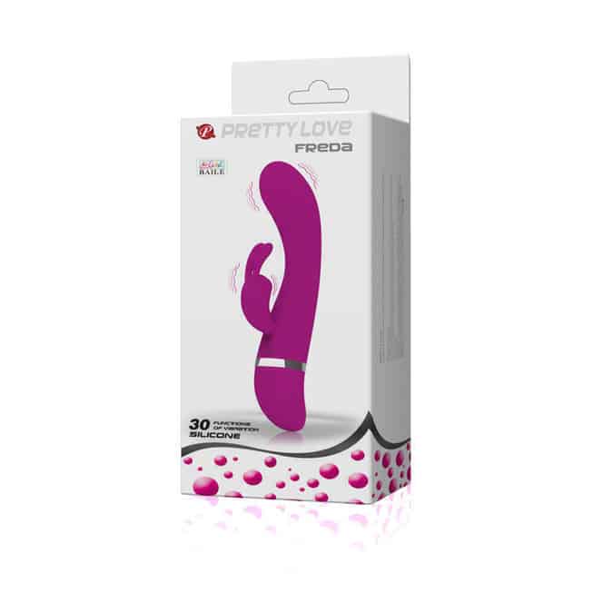 Freda Pretty Love Rabbit Hồng Tím Rung G-spot
