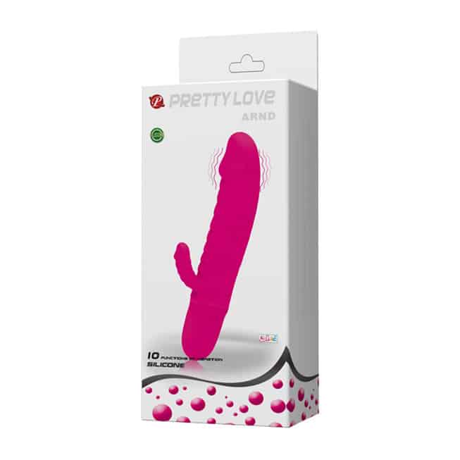Vibro Thỏ Pretty Love Arnd Hồng Siêu Sướng 11.5cm