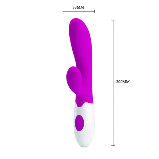 Pretty Love Alvis Vibrator Hồng 20.5cm Siêu Mịn