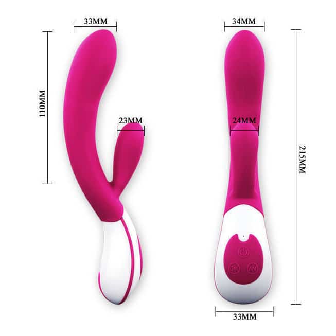 Pretty Love Colby Rabbit Rung G-Spot Hồng 21.5cm