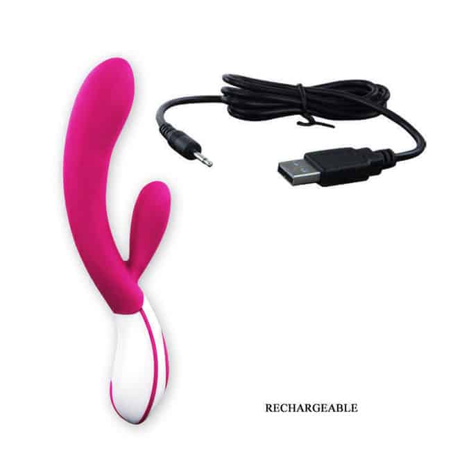 Pretty Love Colby Rabbit Rung G-Spot Hồng 21.5cm