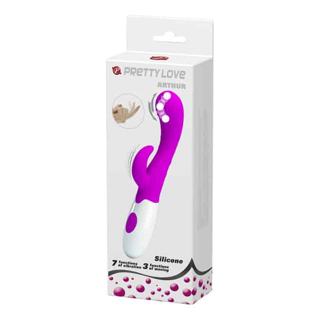 Pretty Love Arthur thỏ G-spot hồng rung mạnh