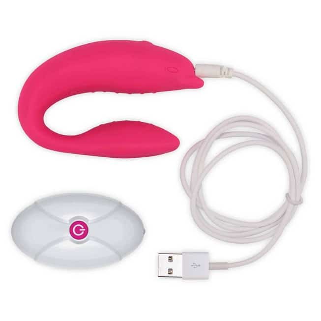 Lovetoy Toyz4Partner vibrator cặp radio hồng 9cm