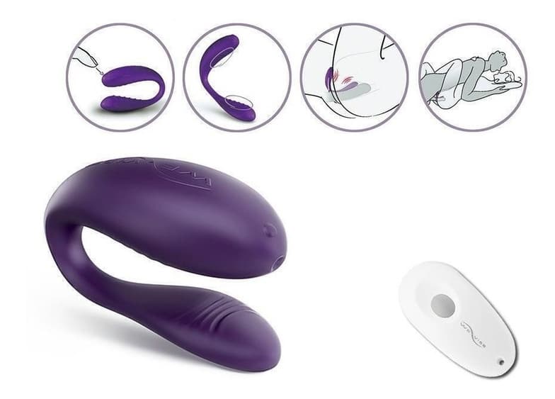 We-Vibe Unite 2.0 Remote Couple Vibro Tím