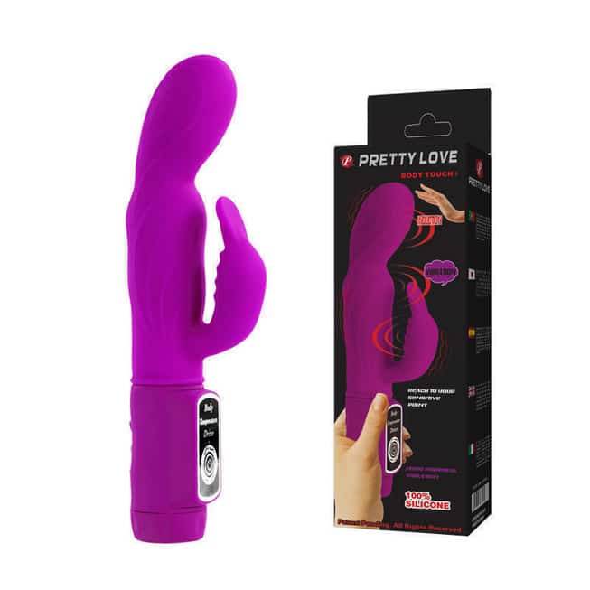 Pretty Love Body Touch Rabbit Hồng Cảm Ứng Siêu Nhạy
