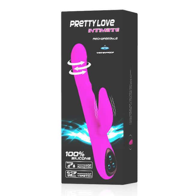 Pretty Love Intimate Thỏ Rung Xoay Hồng Phấn Đỉnh Cao