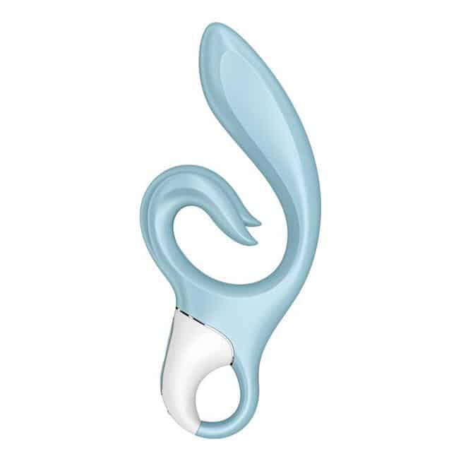 Satisfyer Love Me Rabbit Xanh 22cm Rung Đa Năng Đỉnh Cao