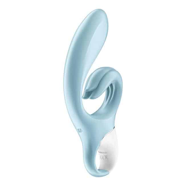Satisfyer Love Me Rabbit Xanh 22cm Rung Đa Năng Đỉnh Cao