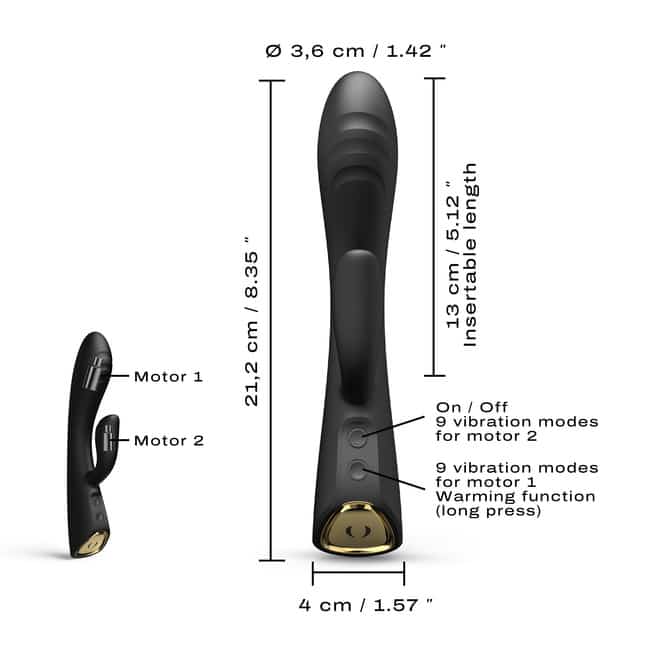 Dorcel Flexi Rabbit Black Heat Linh Hoạt Đỉnh
