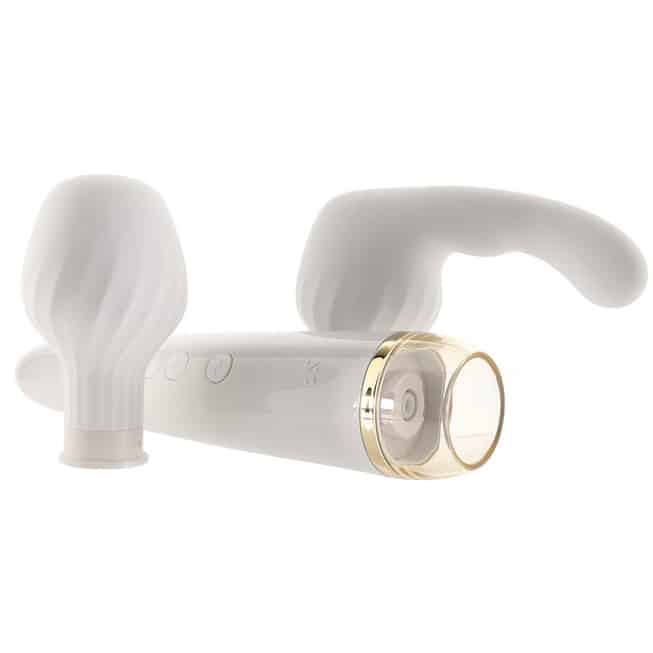 Satisfyer Double Wand-er Trắng App Điều Khiển Mạnh