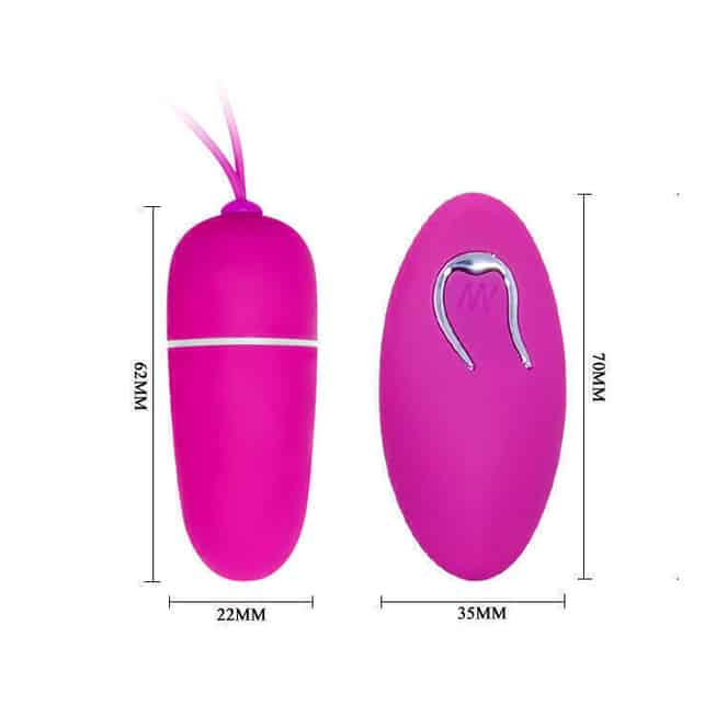 Bradley Pretty Love Trứng Rung Remote Hồng Bí Mật
