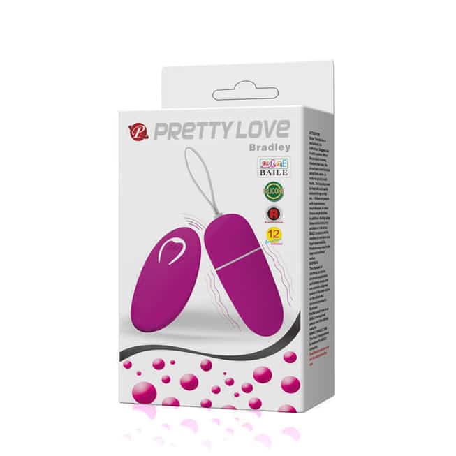 Pretty Love Bradley Trứng Rung Remote Hồng Bí Mật