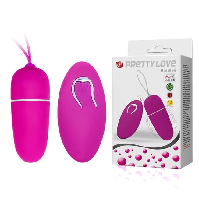 Pretty Love Bradley Trứng Rung Remote Hồng Bí Mật