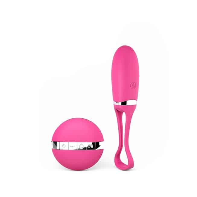 Виброяйцо Dorcel голосовое ДУ розовое силикон