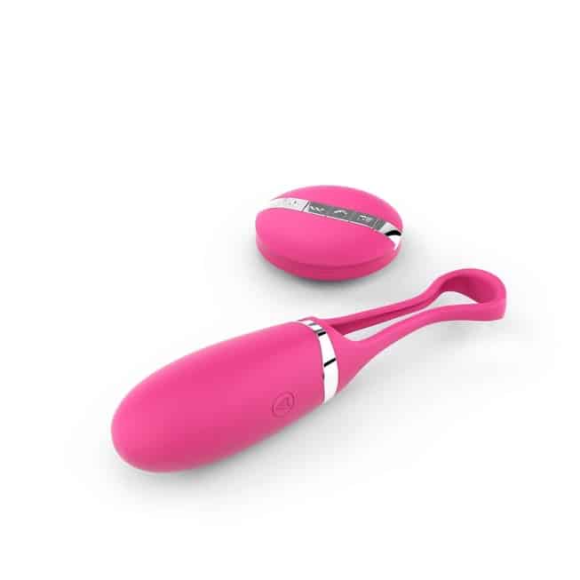 Виброяйцо Dorcel голосовое ДУ розовое силикон