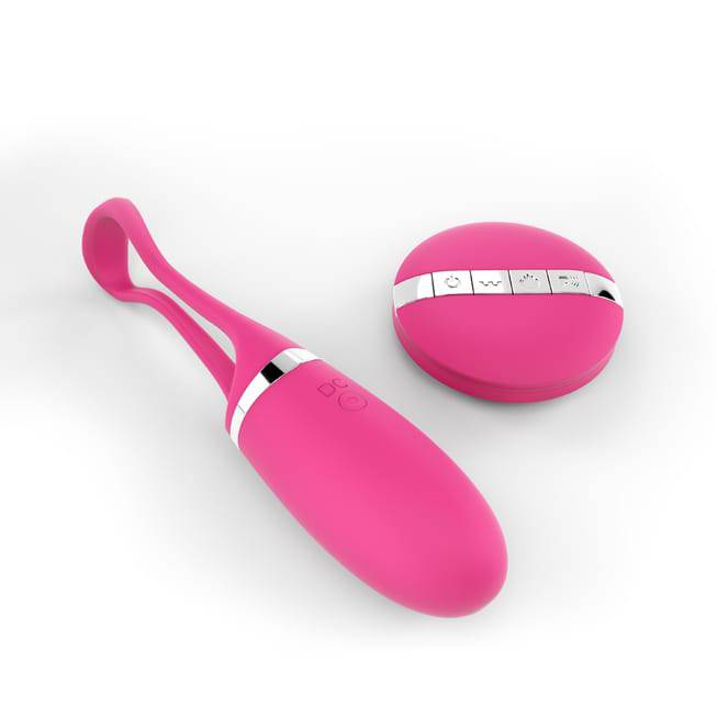 Виброяйцо Dorcel голосовое ДУ розовое силикон