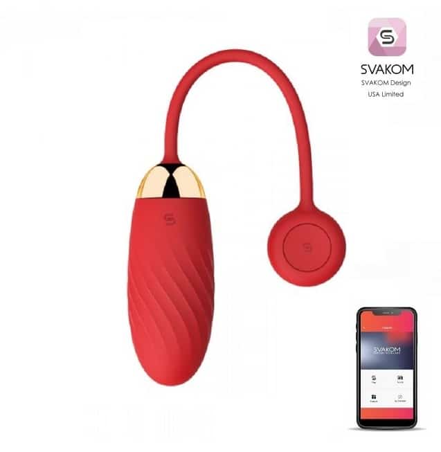 Egg Svakom Ella App Đỏ Rung Bluetooth