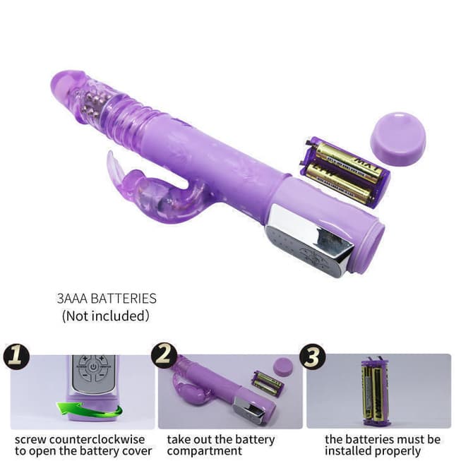 Baile Dream Lover Rabbit Tím Quay Thrust Đa Chiều