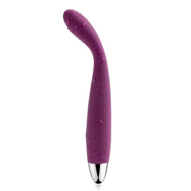 Vibrator G-spot Svakom Coco tím đầu uốn 18cm nhỏ gọn mạnh
